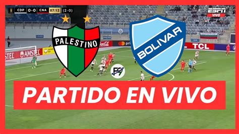 palestino vs bolivar en vivo